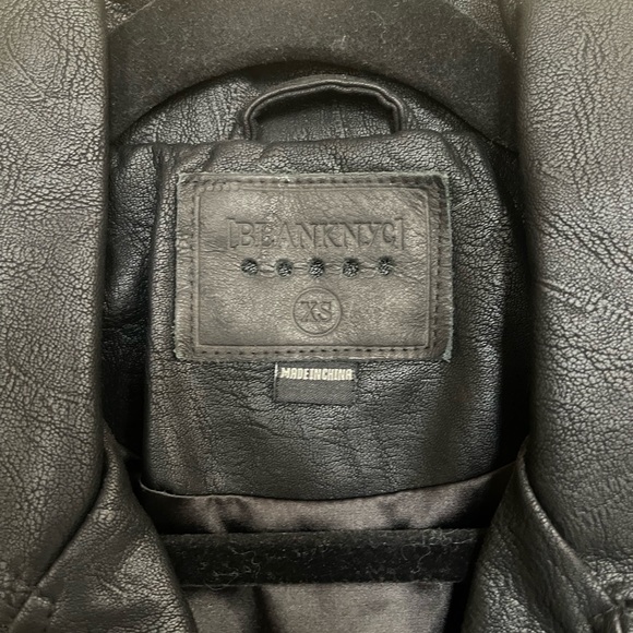 Blank NYC blackened rose leather jacket, size xs. NWT - Picture 6 of 6